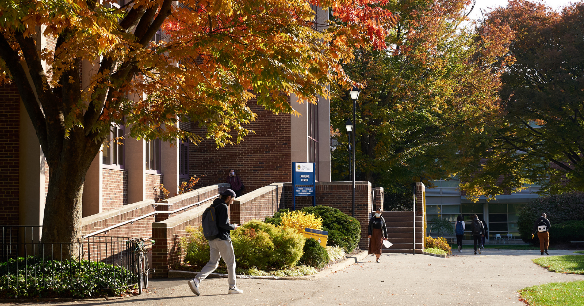 Image of La Salle's campus in the fall.