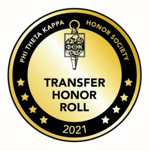 Image of Phi Theta Kappa’s Transfer Honor Roll designation logo