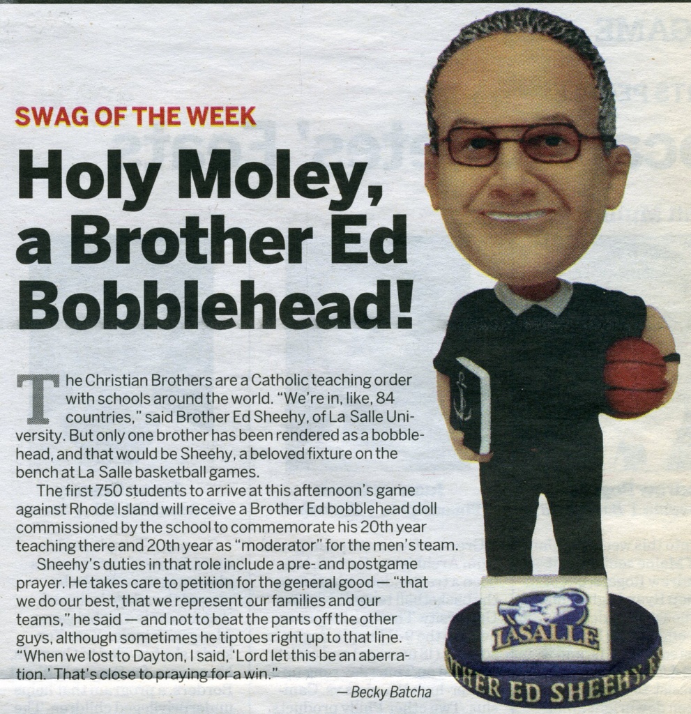 Archival News Clip: Swag of the week - A Brother Ed Bobblehead!