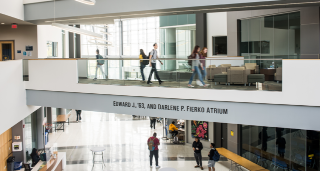 Founders Hall atrium interior