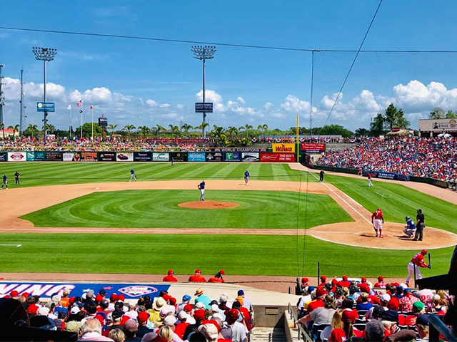 Image of a Phillies game.