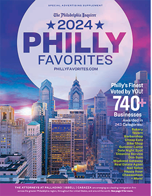 The Philadelphia Inquirer Philly Favorites competition cover