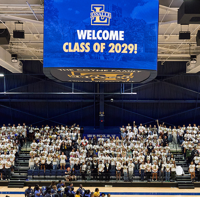 The class of 2029 at La Salle University.