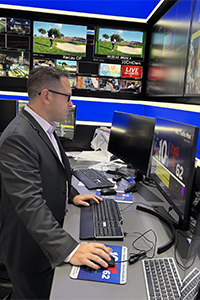 Matt DeLucia, '07, at NBC10.