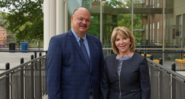 Cesar Ruiz, SLP.D., CCC-SLP, BCS-S, and Evelyn Klein, Ph.D., CCC-SLP, BCS-CL ASHA Fellow, faculty members in La Salle's Department of Communications Sciences and Disorders