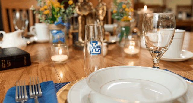 Image of a dining room table