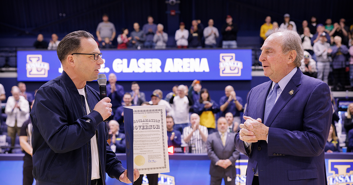 Josh Shapiro and Fran Dunphy