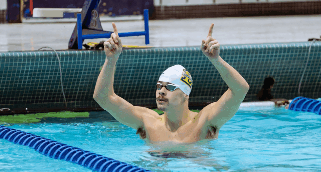 Swimmer Felix Jedbratt, ‘26