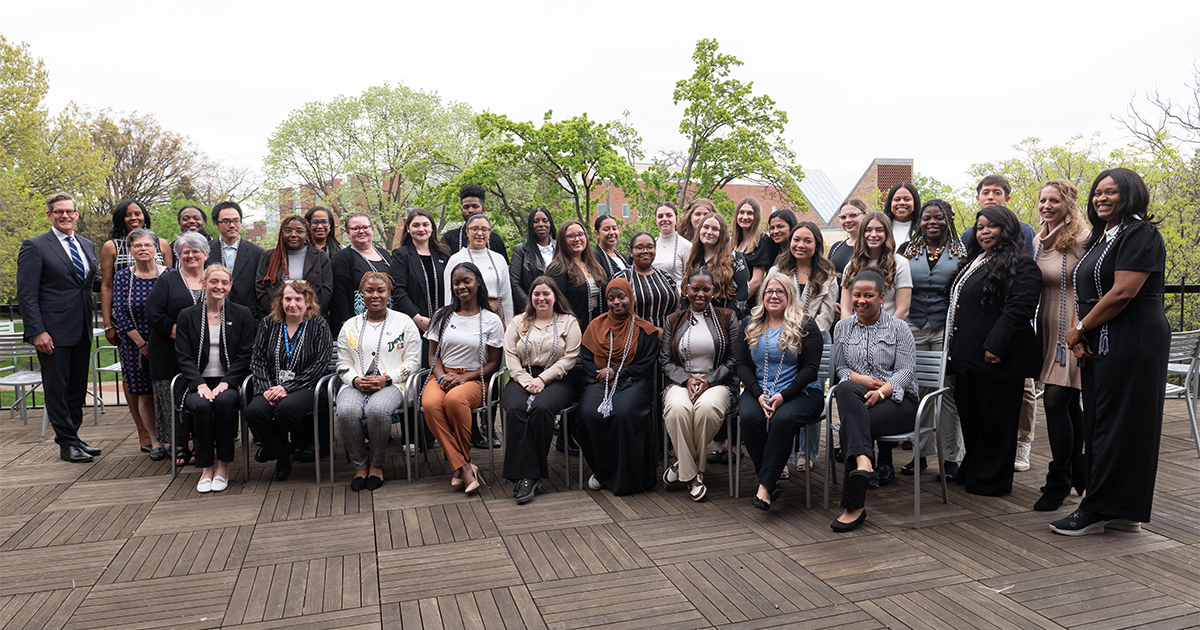 The 2024 Tri Alpha Induction Ceremony.