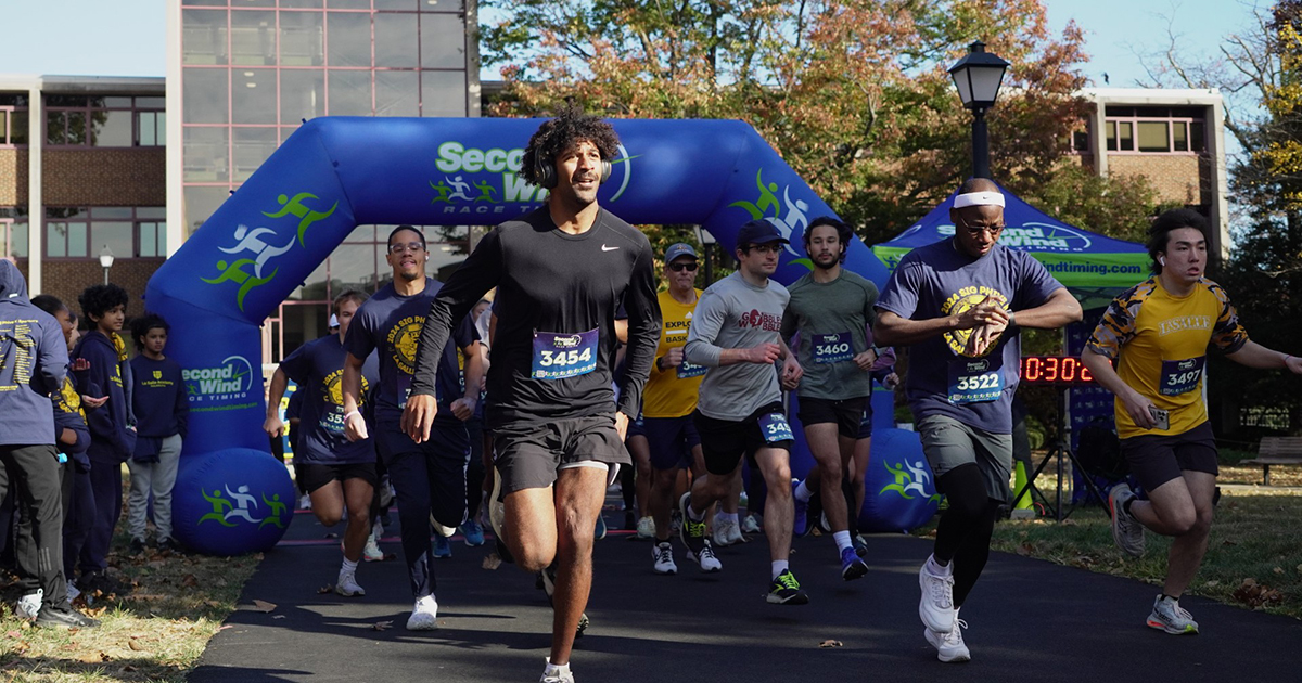 The start line 2025 Sig Phive K race.