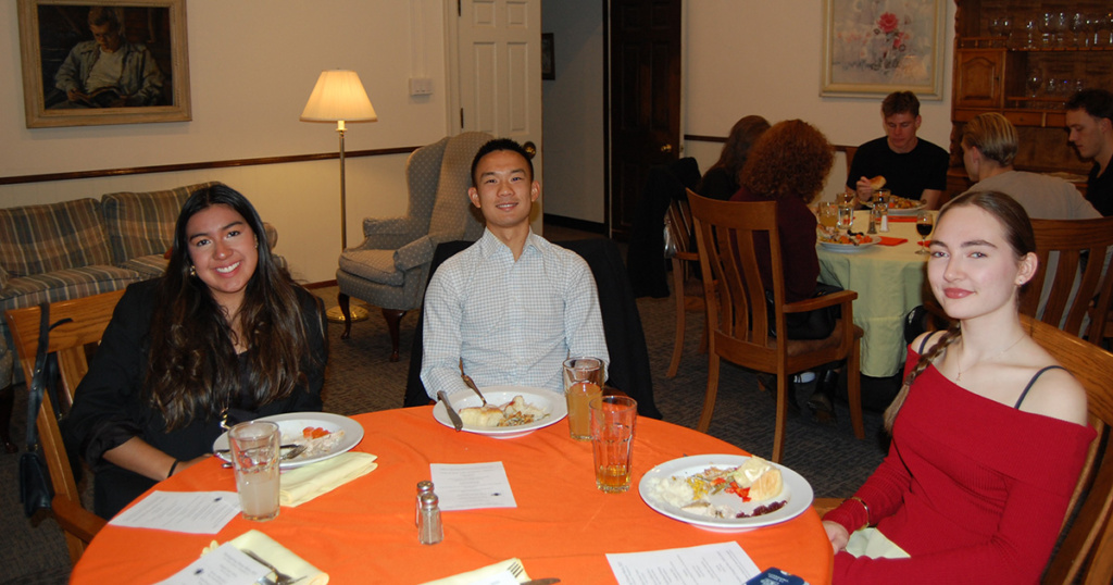 Students from the newly established Tri-Athlete teams represent international students from three countries. Other international students join them to form a cohort from across the globe.