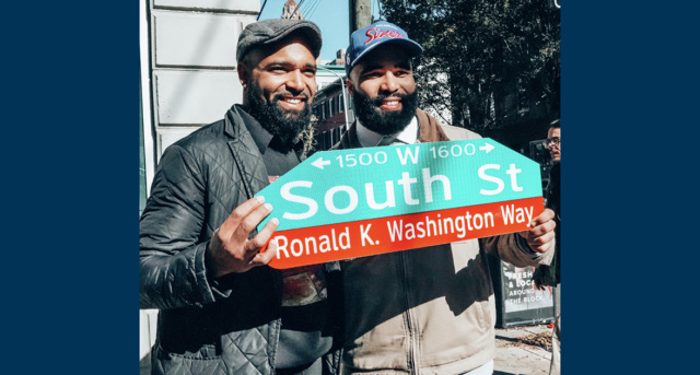 Brandon, '10, and Colin Washington, '13.