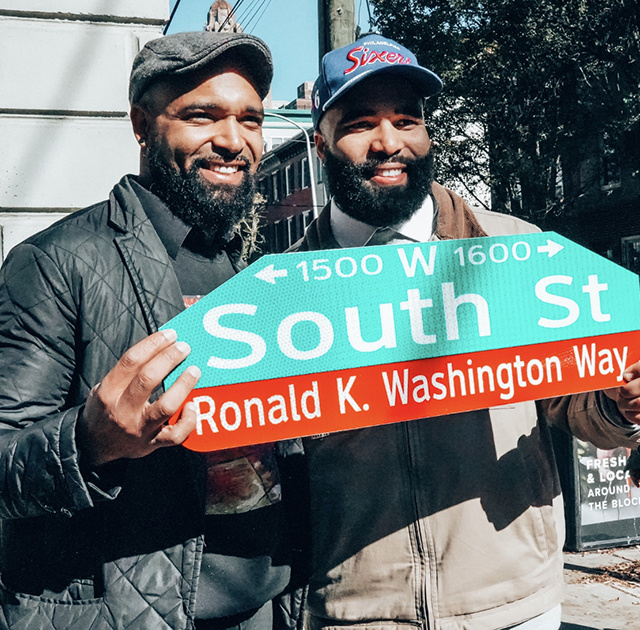 Brandon, '10, and Colin Washington, '13.