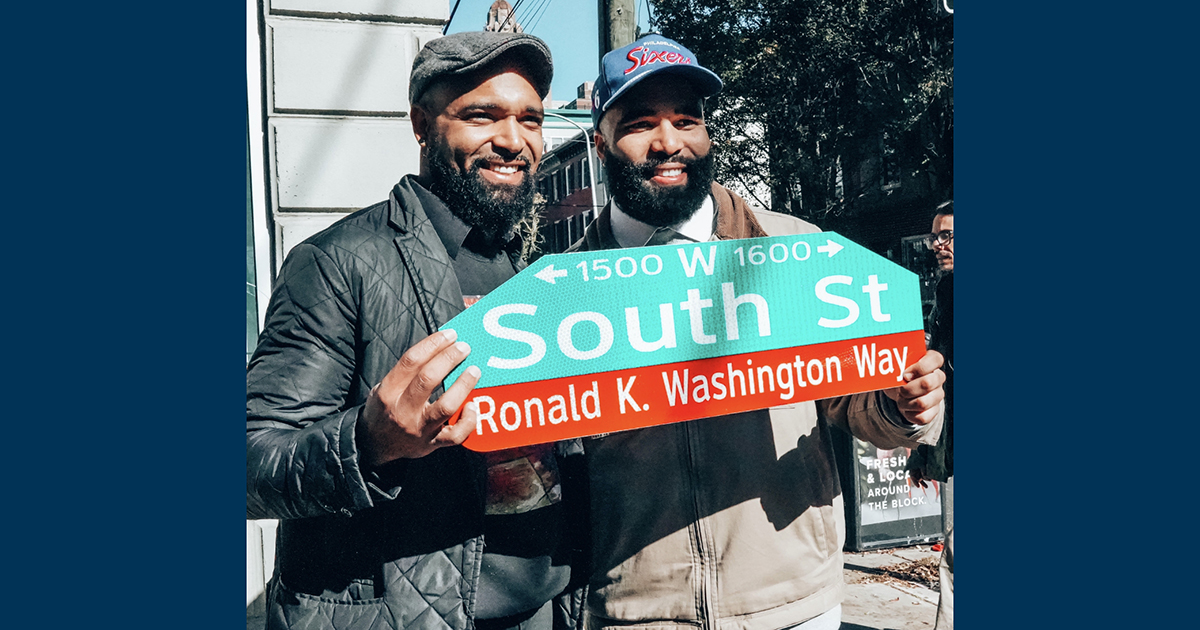 Brandon, '10, and Colin Washington, '13.
