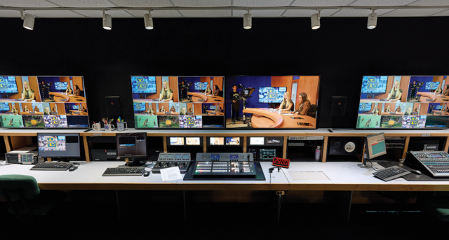 The La Salle TV studio