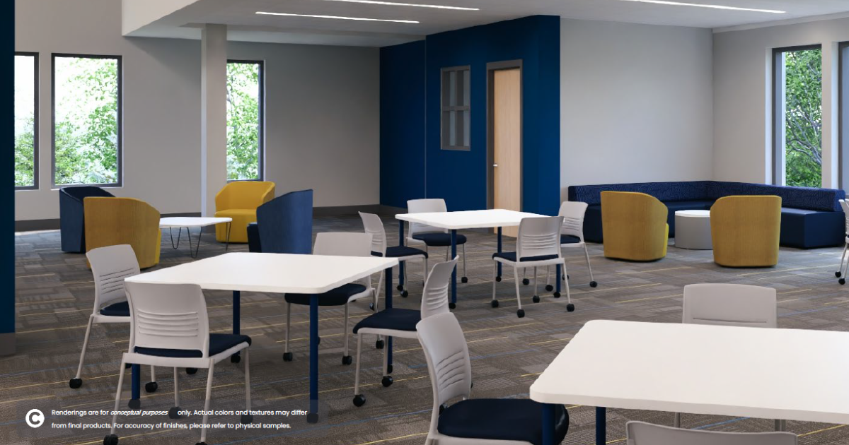 Rendering of the Student Success Center