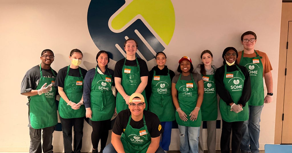 La Salle University students on a travel study trip to Washington, D.C.