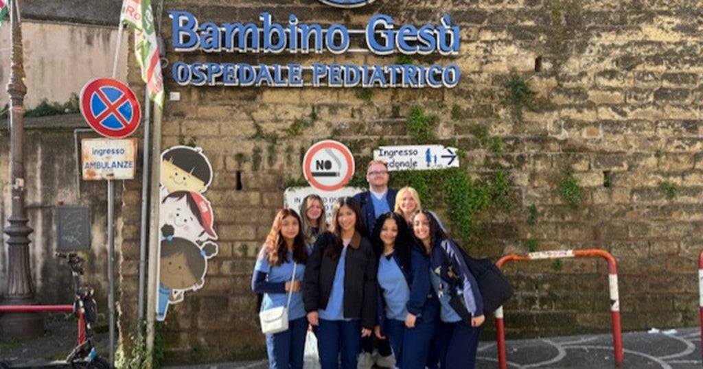 La Salle University students on a study abroad trip to Rome, Italy.