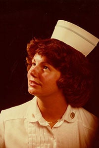 Beth Ann Swan at nursing school.