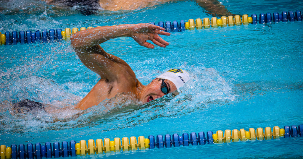 Mason Ordonez swimming