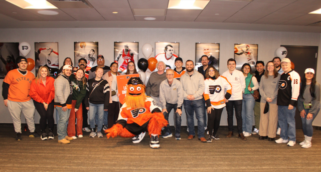 Alumni at the Flyers