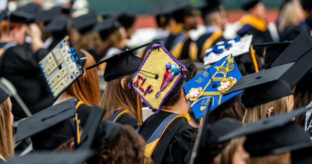 Image of grad caps