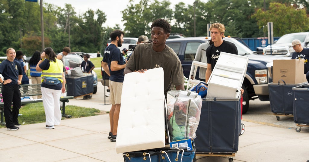 Explorers at La Salle University's 2026 Move-In Day.